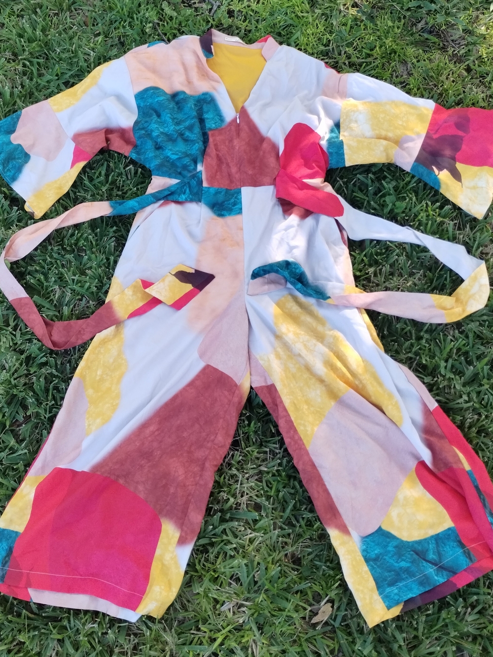 Wayward Fancies eShakti M-10 Jumpsuit Multicolor